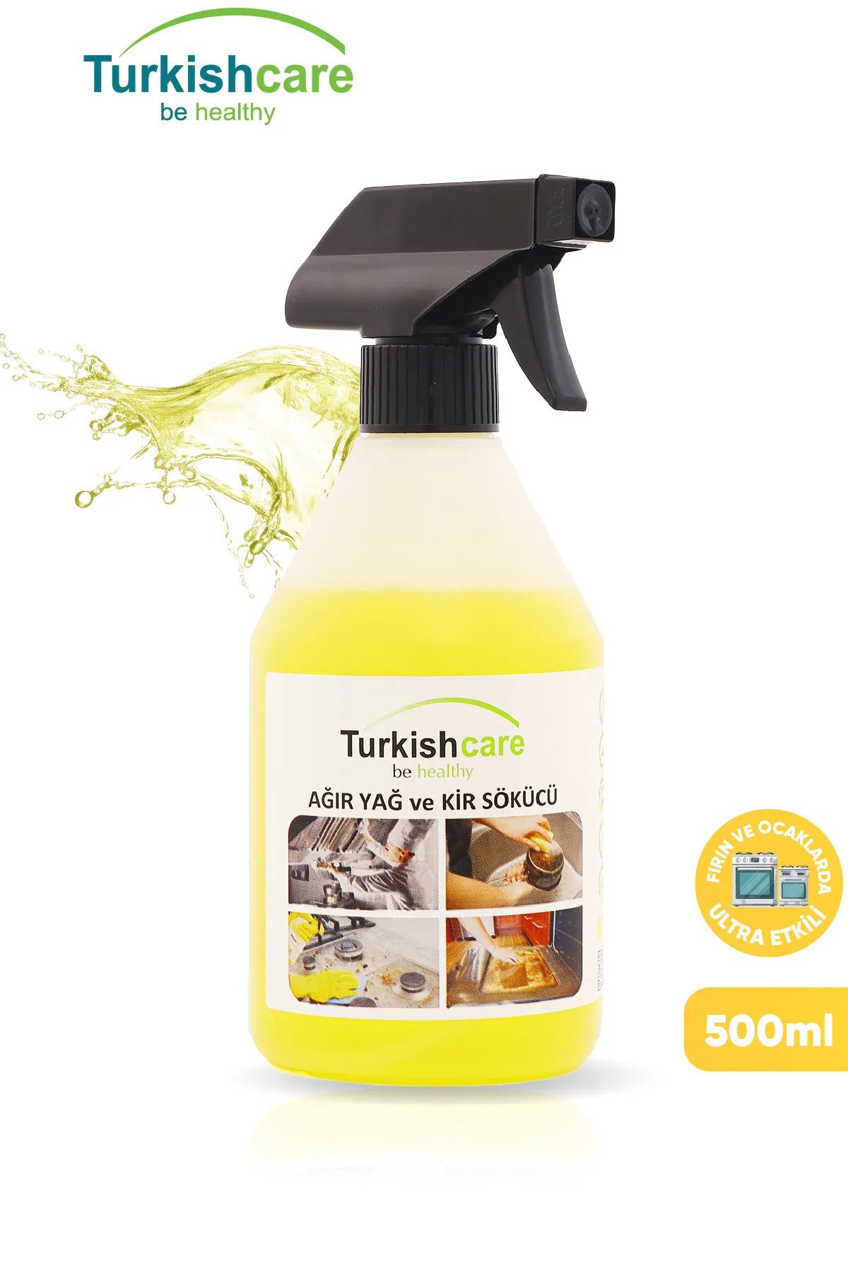 Ağır Kir Yağ Sökücü, Fırın Ve Izgara Temizleyici Sprey 500 Ml